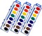 Watercolor Paint Set Bulk,3 Pack,8 Colors Watercolors Paint with Paintbrush.Washable Watercolor Paint Set Kids